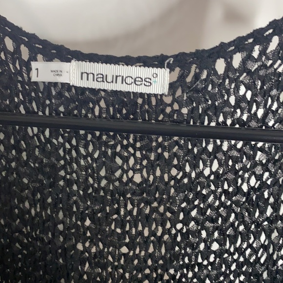 women’s black boho vest - Picture 4 of 4